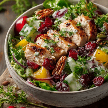 Apple Cranberry Chicken Salad