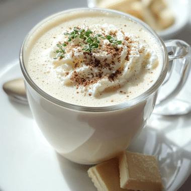 Homemade White Hot Chocolate