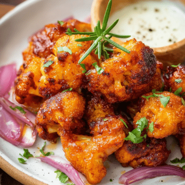 I Made These Honey Sriracha Cauliflower Wings in the Air Fryer and We Devoured Them