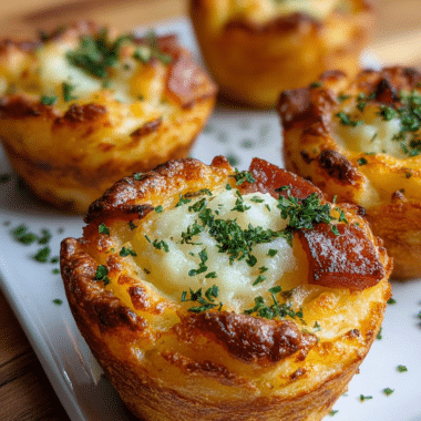 Stuffed Mashed Potato Nests Recipe