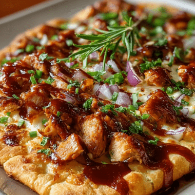 Bbq Chicken Flatbread Pizza: a Flavorful Delight Awaits!