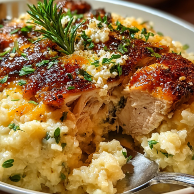 Chicken Cauliflower Rice Casserole