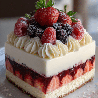 Classic Layered Berry Dessert