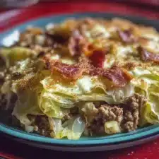 Creamed Cabbage Ground Beef Casserole