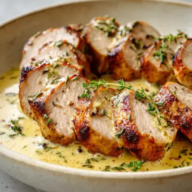 Creamy Dijon Pork Tenderloin