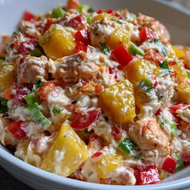 Creamy Hawaiian Chicken Salad