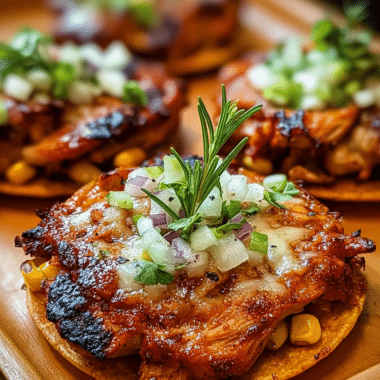 Crispy Rotisserie Chicken Tostadas