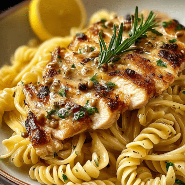 Easy Chicken Piccata Pasta