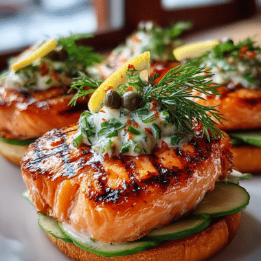Grilled Salmon Burgers