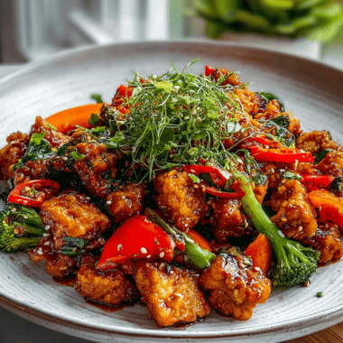 High Protein Tempeh Stir