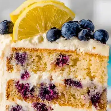 Lemon Blueberry Layer Cake