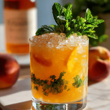 Peach Mint Julep