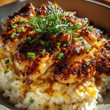 Sticky Honey Ranch Cheddar Chicken Rice Skillet