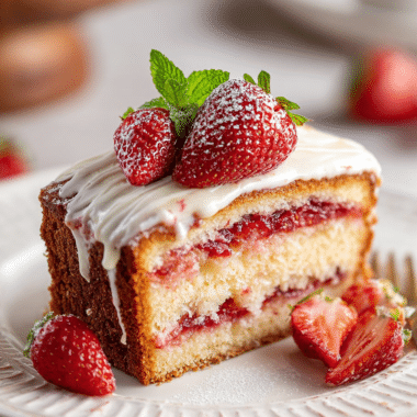 Strawberry Pound Cake