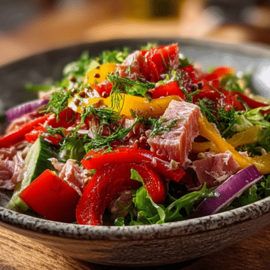 Tuna Salad With Roasted Red Peppers
