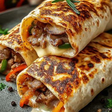 Crispy Philly Cheesesteak Grilled Wraps You Can Customize