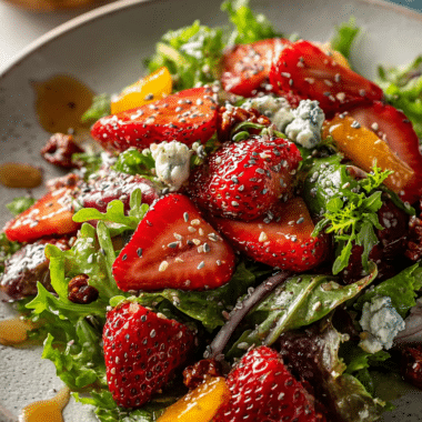 Strawberry Crunch Salad With Sweet Vinaigrette