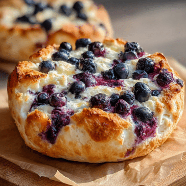 The Ultimate Cottage Cheese Cloud Bread With Bursting Blueberries
